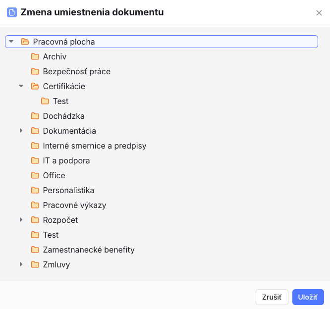 Vyber priečinku