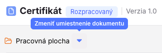 Zmena priečinku