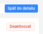 Deaktivácia používateľa
