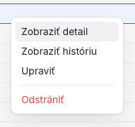 Kontextové menu